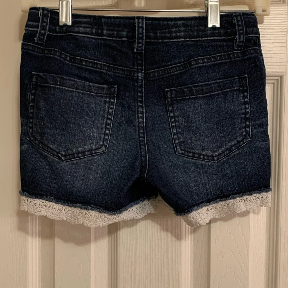 Cat & Jack girls denim shorts w/ adjustable waist Size 7